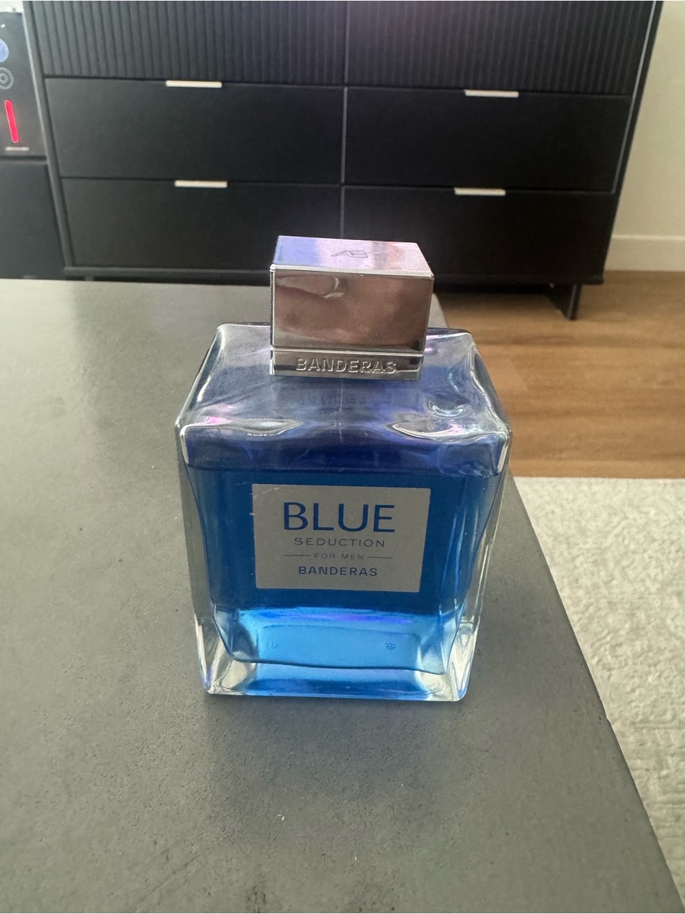 Blue Seduction Home Accent Bottle - Blue